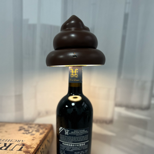 Lampada LED Ricaricabile a Forma di Cacca Provocante in Resina, con Controllo Touch Dimmerabile, Senza Fili, per Bar e Feste - Humor Artistico - Product Image 4