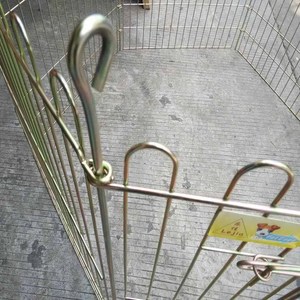 Lejia Dog Cage 6 Piece Medium Size Rectangle Easy Assembled Pet Fence For Dogs - Product Image 2