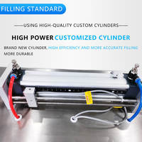 Machine à remplir la crème fouettée semi-automatique pneumatique en acier inoxydable, distributeur de crème à gâteau, remplisseur de crème à souffler