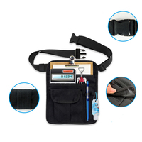 Tablier de serveur pochette de taille sac d'argent utilitaire tablier de service de travail pour hôtel Bar toile Restaurant serveur sac de taille