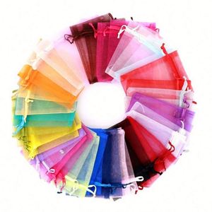 Hot Sale Customized Drawstring Organza Bags Square Clear Organza PVC <b>Gift</b> Bags - Product Image 1