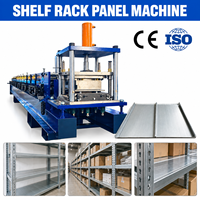 Machine automatique de formage à froid de panneaux pour rayonnages, ligne de production de palettes Omega
