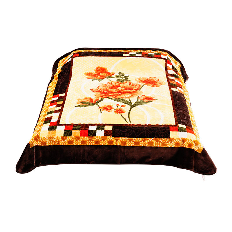 สีน้ำตาล/ลายดอกไม้ + ลายสก๊อต