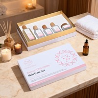 Kit de Soins Réparateurs pour Peaux Sensibles Abîmées par les Stéroïdes, Apaisant les Rougeurs, à base d'Oligopeptide-1 Fermenté, d'Oligopeptide-3 et de PDRN d'ADN de Saumon