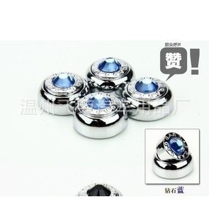 Dad Garson - Tornillos para matrícula de diamante, aleación de zinc, color plateado brillante, todos los modelos, número de pieza 018 - Product Image 5