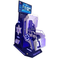 Simulador de Vuelo VR 9D de Alta Calidad de Fábrica en Guangzhou, Máquina de Juego de Simulación VR 9D para Interiores, Centro Comercial, Parque de Aventuras