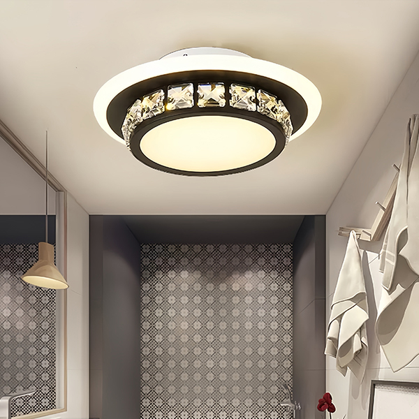 Modern Luxury Crystal LED Ceiling Lamp New Design for Bedroom and Living Room
