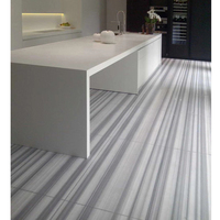Dalle de pierre naturelle chinoise Marmara White Zebra Marble, prix du marbre blanc Marmara, carrelage en marbre blanc turc Marmara