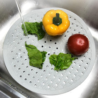Séchage de la vaisselle Protecteur d'isolation thermique Multifonctionnel à vidange rapide Table de cuisine Antidérapant Caoutchouc souple silicone Tapis d'évier