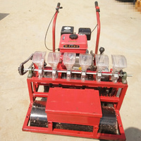 Transplanteur de semis de légumes multifonctionnel à moteur diesel, adapté aux poivrons, aux tomates et aux légumes à feuilles vertes