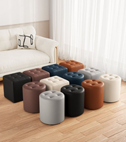 Tabouret carré de ménage moderne banc à chaussures Table basse tabouret bas multifonction pour vivre hôtel appartement villa