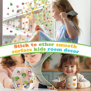 Livres d'autocollants gonflés pour enfants, autocollants 3D de dessins animés portables, livre d'activités, jouet cadeau pour filles et garçons - Product Image 5