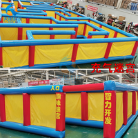 Labyrinthe gonflable sur mesure en PVC de haute qualité pour adultes et enfants