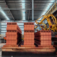 Four à tunnel durable, machine automatique de fabrication de briques et ligne de production complète d'usine de briques