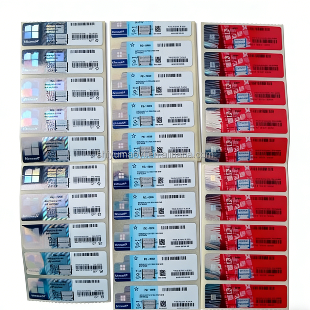 Original Windows 11 IoT Enterprise 2024 LTSC Full Version Sticker in Stock Silver/Red/Blue/Pink Label Fast Shipping