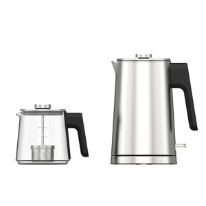 Hotsy กา<span class=keywords><strong>ต้ม</strong></span>น้ำไฟฟ้าแบบด้ามไม้ดีไซน์ใหม่ HOT-W20TH ทำจากสเตนเลสสตีลพร้อมหม้อชงชาและกาแฟกาน้ำชา - Product Image 4