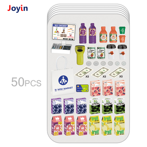 Juguete <span class=keywords><strong>de</strong></span> rol <span class=keywords><strong>de</strong></span> supermercado con escáner eléctrico, caja registradora, bolsa <span class=keywords><strong>de</strong></span> compras, juego <span class=keywords><strong>de</strong></span> simulación <span class=keywords><strong>de</strong></span> tienda <span class=keywords><strong>de</strong></span> comestibles para el hogar y el aula - Product Image 5