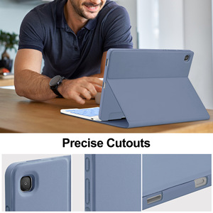 Teclado TPU con ranura para bolígrafo, funda adecuada para <span class=keywords><strong>Samsung</strong></span> Galaxy Tab S6 Lite 2020/2022/615/P613/<span class=keywords><strong>P619</strong></span>, funda protectora de voltaje - Product Image 6