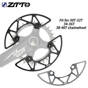 ZTTO <span class=keywords><strong>vtt</strong></span> vélo cadre <span class=keywords><strong>garde</strong></span> 1x disque pédalier CNC 32T 38T 40T plateau protecteur pédalier Guide chute receveur vélo dérailleur - Product Image 2
