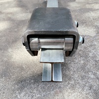 Chariot à main robuste à roulettes pour poulies et rails, en acier et nylon, 3, 4 ou 5 roues, pour poutres en I et en H