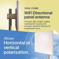Antenne panneau WiFi directionnelle extérieure 5 GHz à gain élevé 20 dBi avec polarisation verticale