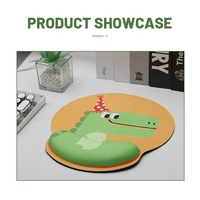 Tapis de souris de jeu personnalisé en couleur unie avec repose-poignet pour accessoires informatiques de bureau et de maison