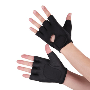 Women's Custom Workout <b>Gloves</b> Fingerless Polyester Gym Weight Lifting <b>Gloves</b> - Product Image 3