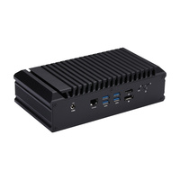 Mini PC industriel embarqué K1055GEX Intel Core I5 10210U Quad Core 8x 2.5G LAN SSD+HDD Stockage DDR4 RAM Linux pour maison intelligente