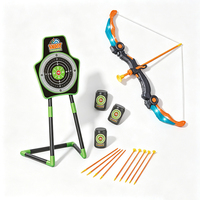 En gros Jouet de tir à l'arc pliable, Cadeau fantaisie pour enfants et garçons, Ensemble d'entraînement avec flèches à ventouse et cibles en forme de bouteille, pour jeu intérieur et extérieur