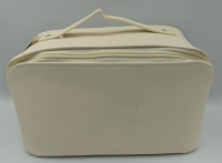 Scoralypal Beauty Case Piccolo in Microfibra Sintetica con Chiusura a Cerniera, Portatile, Manico Morbido, Stile Semplice - Product Image 1