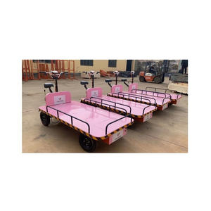 Elektrische Pritschen baustelle Schub wagen Elektrischer Transport wagen mit Batteries trom - Product Image 1