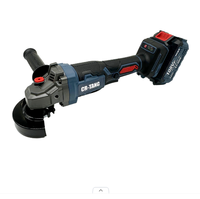 Meuleuse d'angle sans fil 21V sans balais 10000 tr/min 100mm 125mm, machine de découpe électrique, outil électrique avec batterie pour le polissage des métaux
