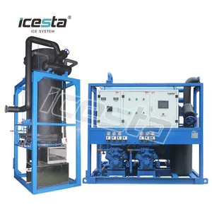 ICESTA conception compacte 5t 10t 20t 30t 50 tonnes usine de fabrication de machine à glace tubulaire