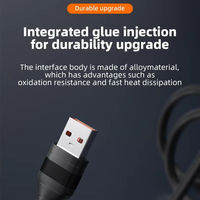 Cable de Datos Multifuncional Personalizado con Carga Rápida 5A, Tipo C, Recubrimiento de Cobre Fosforoso, Ecológico, para Cámara y Computadora