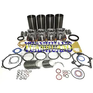 4 d56 Kit di ricostruzione del motore 4 d56 Kit di revisione completa Kit di rivestimento dell'anello del pistone per i pezzi di ricambio per la riparazione del motore Diesel Mitsubishi 4 d56