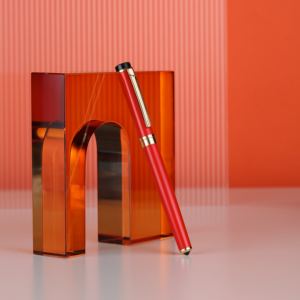 Pluma Estilográfica Personalizada de Alta Gama con Punta de Acero Inoxidable 314 Dorada y Estuche Premium, Ideal para Coleccionistas - Product Image 6