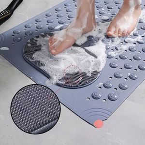 Alfombra de Baño Antideslizante de Color Sólido con Ventosas, Impermeable y Resistente a la Suciedad, para Hogar y Hotel, con Función de Masaje para el Suelo del Inodoro - Product Image 1