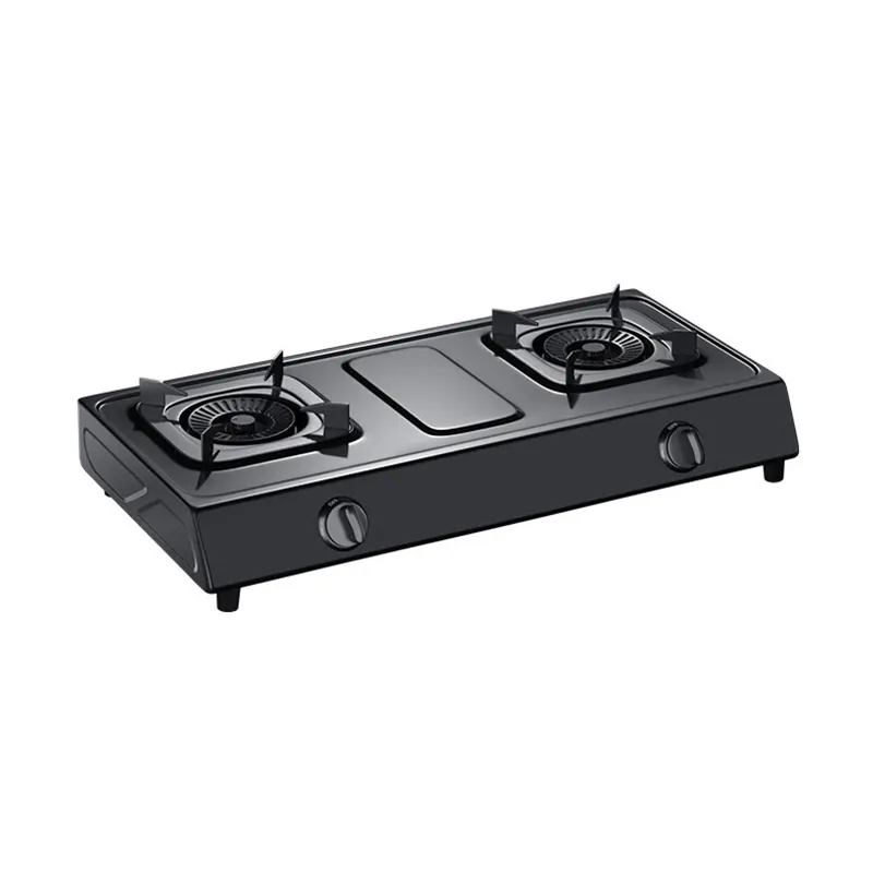 kitchen stove Stainless Steel Table 2 Burner Cooker gas cooktops
