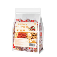 Sachets de thé au gingembre et aux dattes rouges de qualité supérieure Anhui Zhouhetang, sans sucre, sans caféine, 15 sachets, approvisionnement direct usine, formule personnalisée disponible