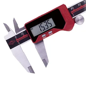 Nuevo Diseño, Resolución 0.0005/0.01 mm, Calibrador <span class=keywords><strong>Vernier</strong></span> de Acero Inoxidable con Deslizador de <span class=keywords><strong>Precio</strong></span>, Digital Electrónico - Product Image 1