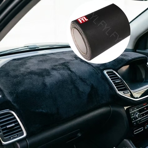 Film vinyle auto-adhésif haute douceur pour <span class=keywords><strong>voiture</strong></span> 1,52*15M, film de réparation pour <span class=keywords><strong>toit</strong></span> de <span class=keywords><strong>voiture</strong></span>, <span class=keywords><strong>tissu</strong></span> micro-suède - Product Image 1