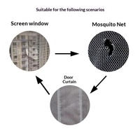 Ruban de réparation pour moustiquaire en polyester, haute adhérence, anti-moustiques, avec trous de drainage, résistant aux insectes, facile à nettoyer, léger