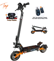 Trottinette électrique en alliage d'aluminium, double moteur, double amortissement, pour adulte, longue autonomie, haute puissance, étanche