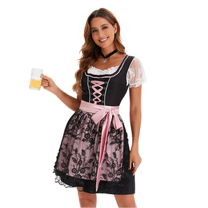 Nuevo Disfraz de Cerveza Alemana de Halloween 2025, Talla Grande, para Mujer, Inspirado en TV y Cine, con Falda - Product Image 1