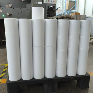 Manufacturer Custom Top Coated Eco Friendly Thermal Label Sticker 40x20 50x30 100x150 Self Adhesive Label <b>Paper</b> - Product Image 5