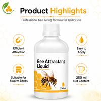 Liquide attractif pour abeilles de 250 ml, haute performance, appât liquide pour nuages d'abeilles, pour boîte à nuages d'abeilles, fournitures d'apiculture