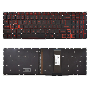 <span class=keywords><strong>Clavier</strong></span> AN515-54 pour Acer <span class=keywords><strong>Nitro</strong></span> <span class=keywords><strong>5</strong></span> AN515-54 Noir avec rétroéclairage rouge <span class=keywords><strong>Clavier</strong></span> d'ordinateur portable de jeu américain - Product Image 1