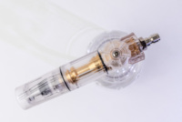 Pistolet à mousse transparent pour nettoyeur haute pression, lance à mousse en laiton, lanceur de mousse pour lavage de voiture, raccord rapide 1/4