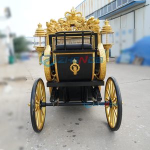 Nouvelle calèche royale électrique de luxe 2026, calèche royale tirée par des chevaux, transport spécial, charrette de mariage, calèche à chevaux - Product Image 6