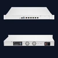 PC serveur pare-feu industriel châssis 1U OEM Intel 4ème génération Core I3 I5 I7 CPU Z87 jeu de puces 6 NIC Gigabit RJ45 RouterOS PfSense